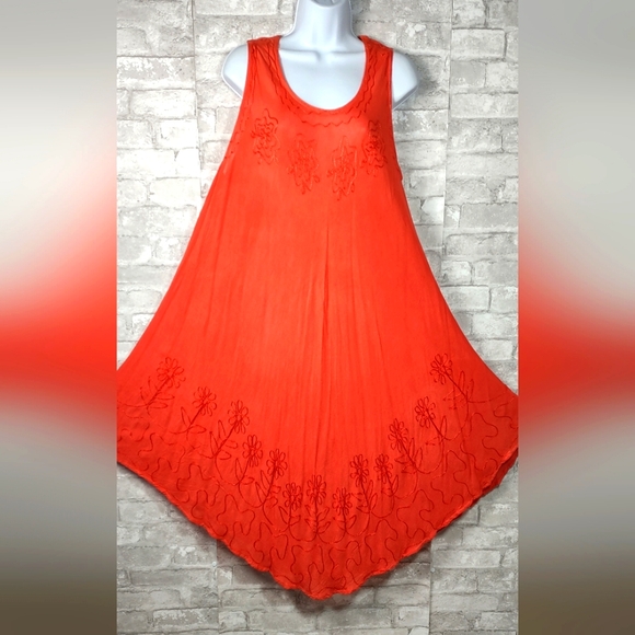 Printed SLVLS Rayon Dress